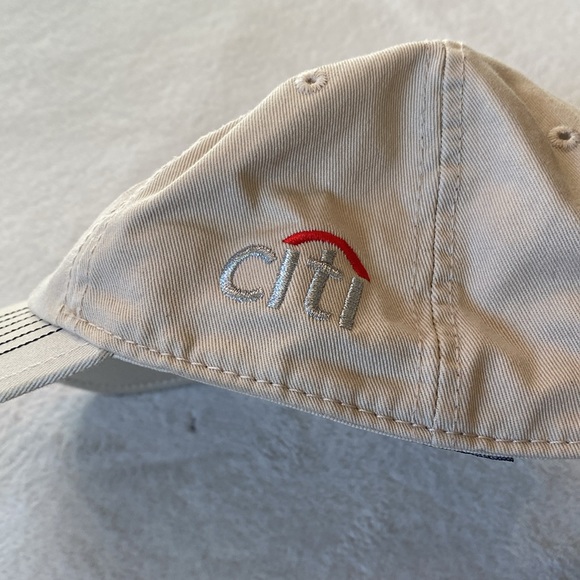 Callaway Golf khaki cotton embroidered brim baseball hat NWOT One Size - Picture 4 of 8